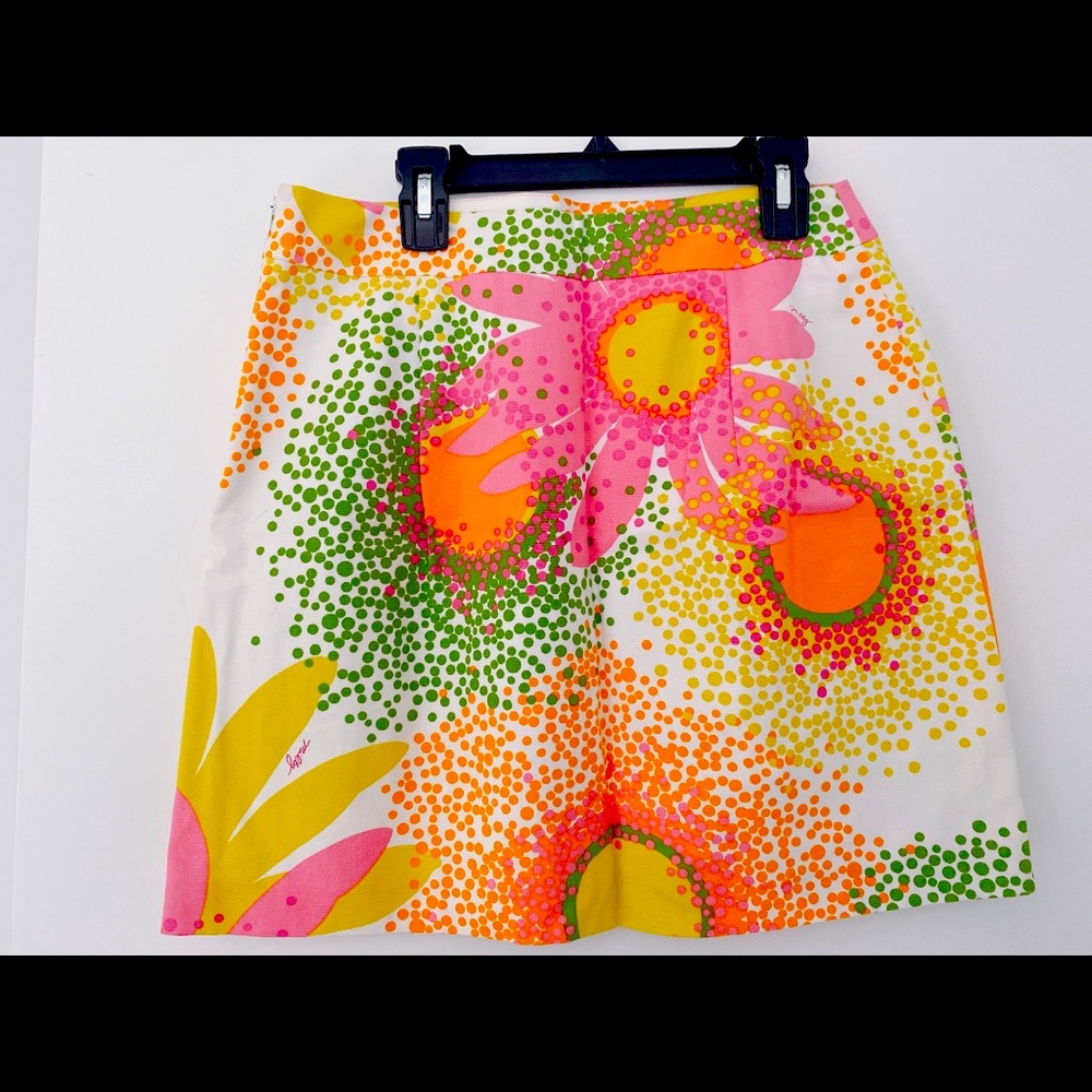 Milly of New York Flower Skirt